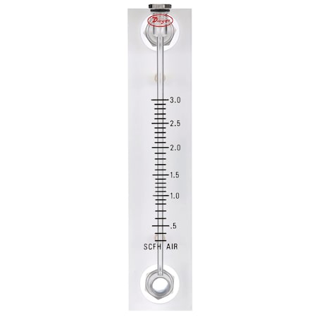 Dwyer Instruments Flowmeter, 033 Scfh Air VFB-50